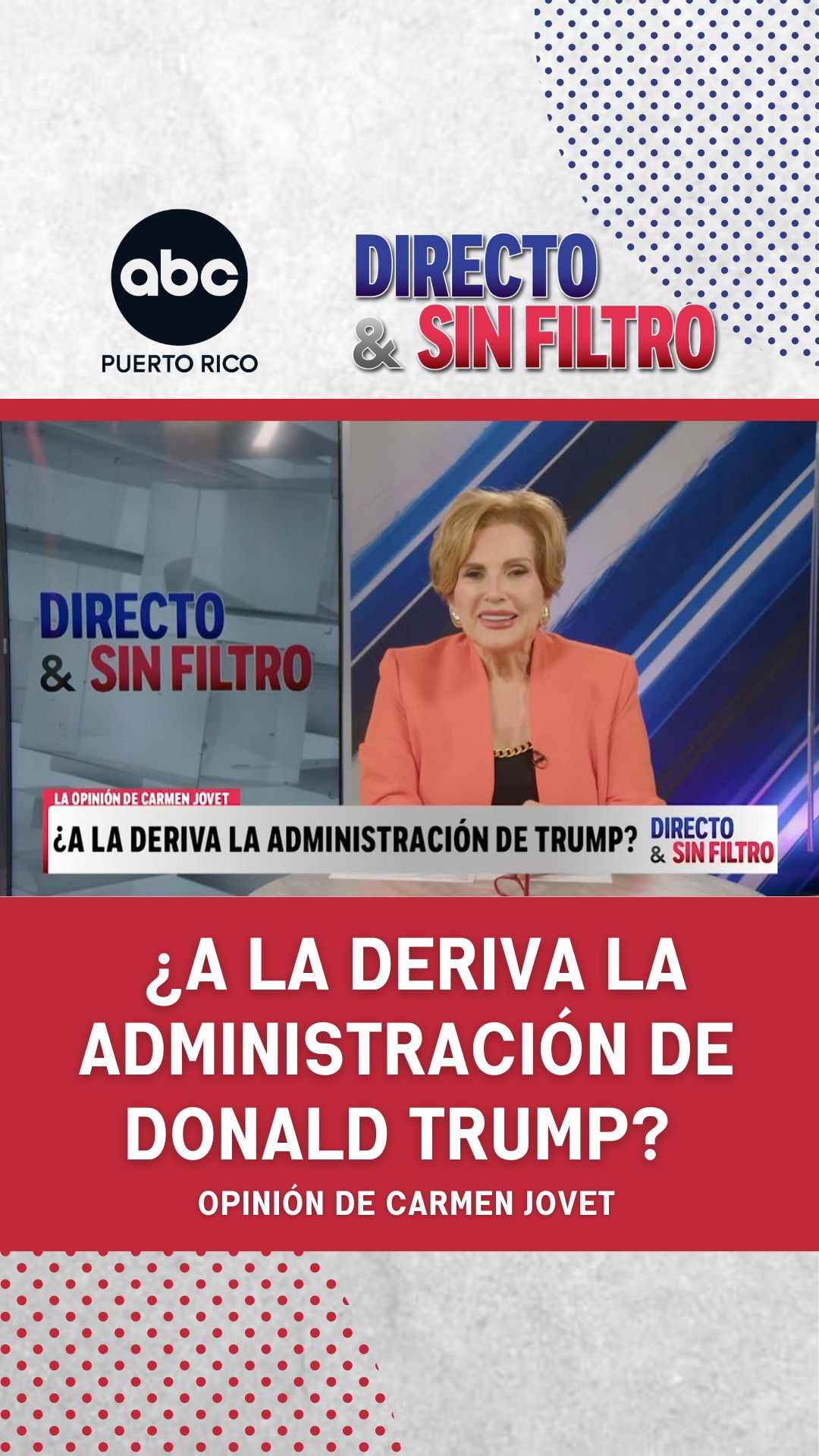 "¿Hay conflicto de interés?": Carmen Jovet cuestiona la fortuna de Donald Trump mientras es presidente