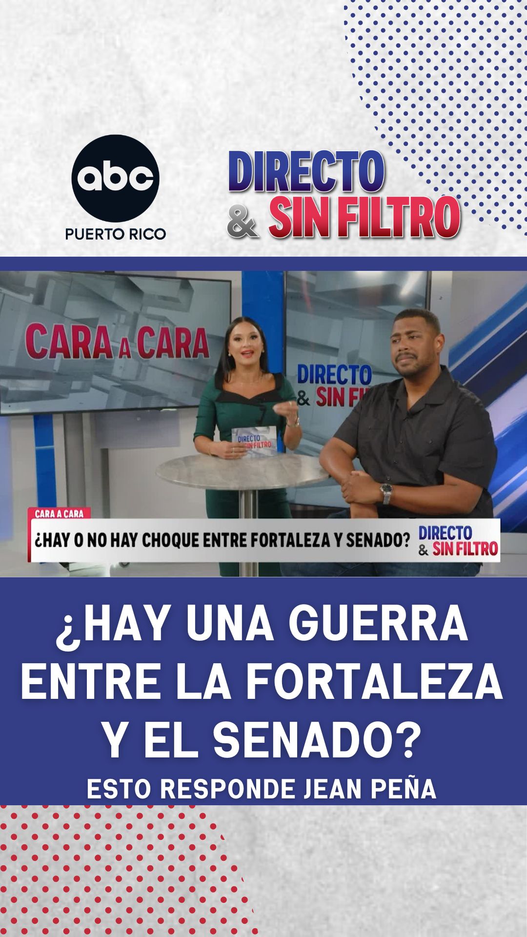 ¿La pelea entre La Fortaleza y el Senado está frenando al Gobierno? Jean Peña responde