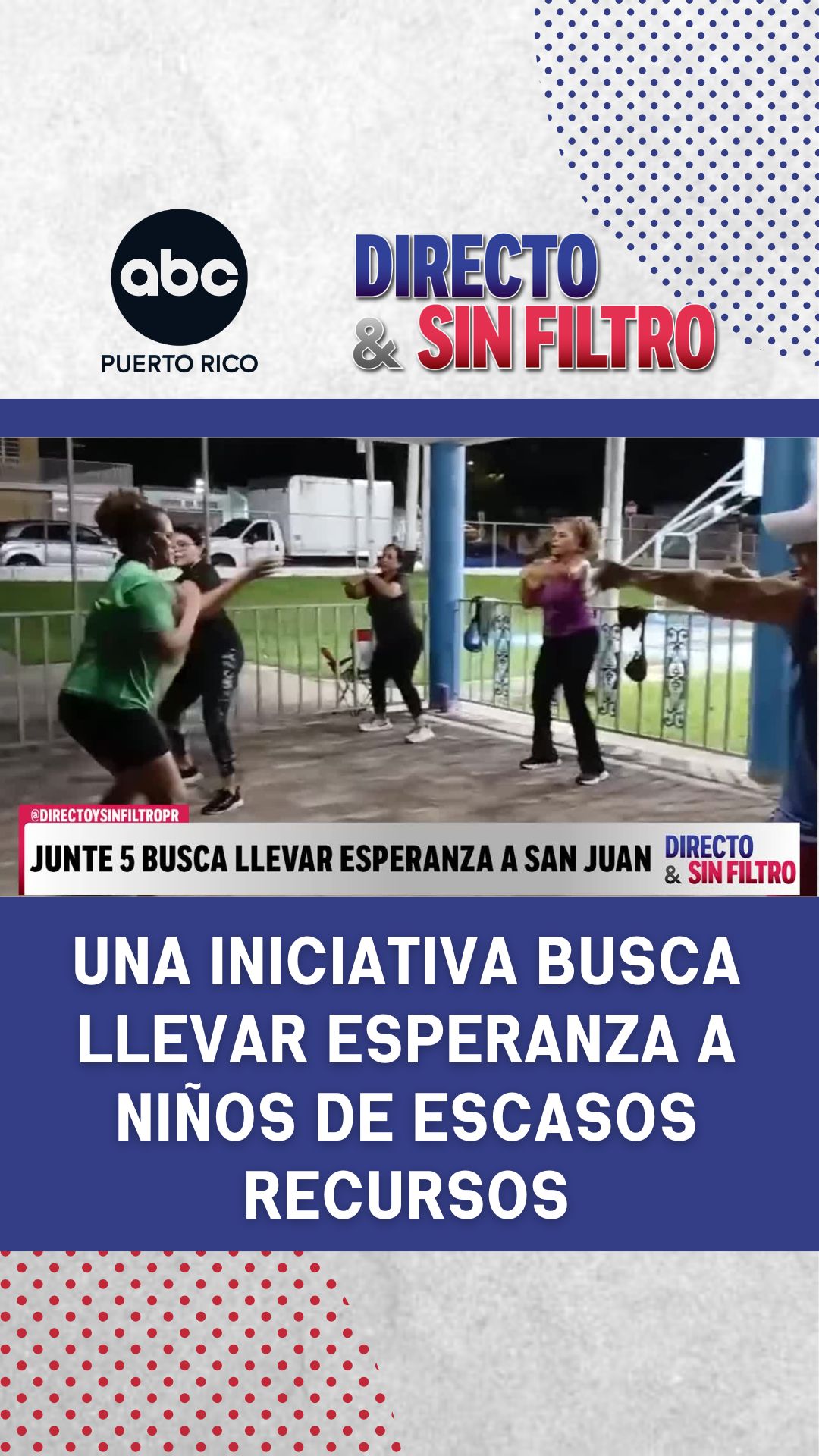 Juntes 5 impulsa recogido de útiles escolares para niños en San Juan