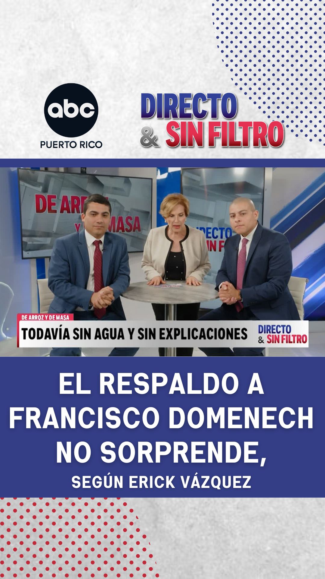 Erick Vázquez compara el respaldo a Domenech con otras controversias del gobierno