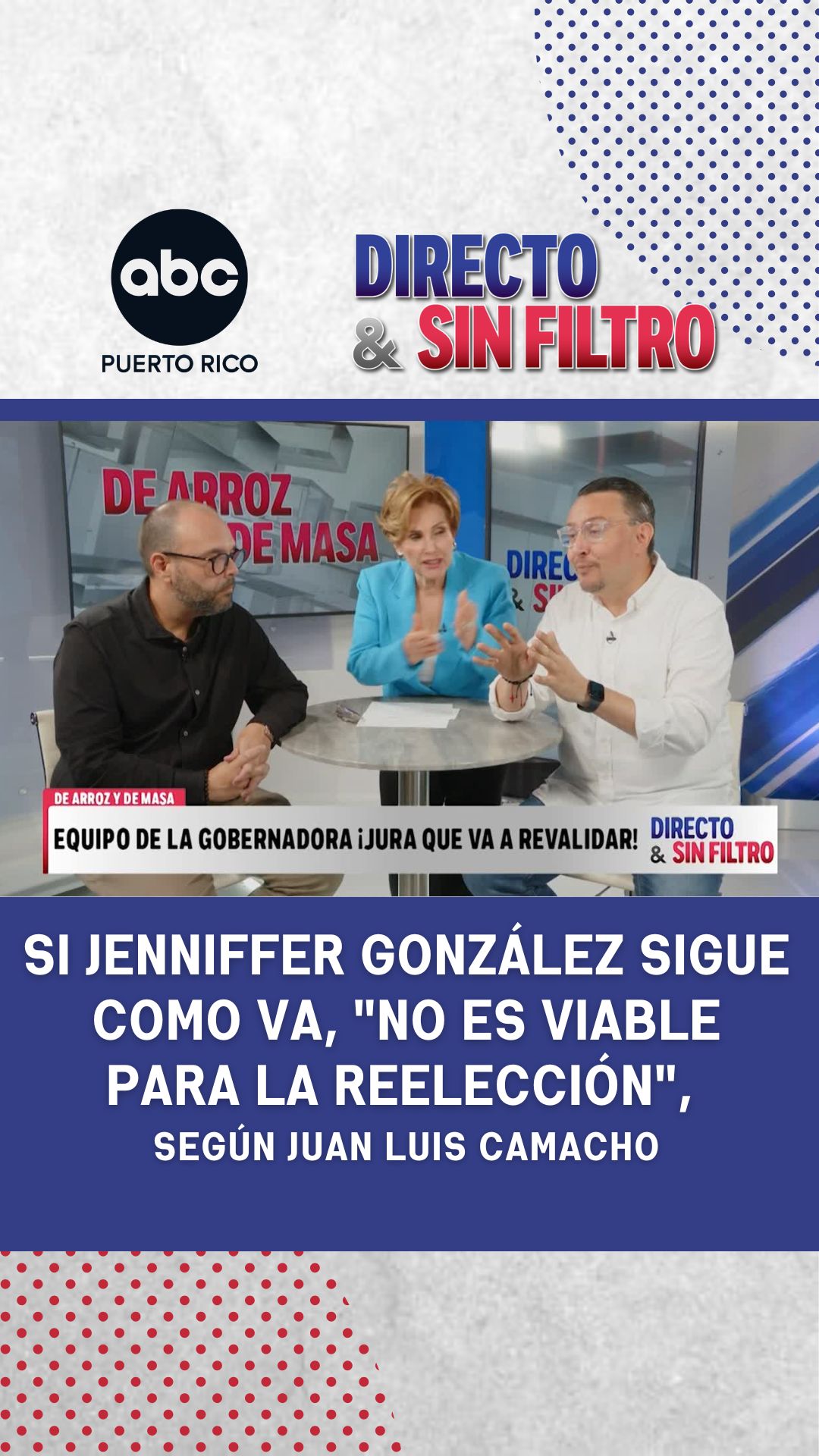 Juan Luis Camacho lanza su pronóstico sobre Jenniffer González