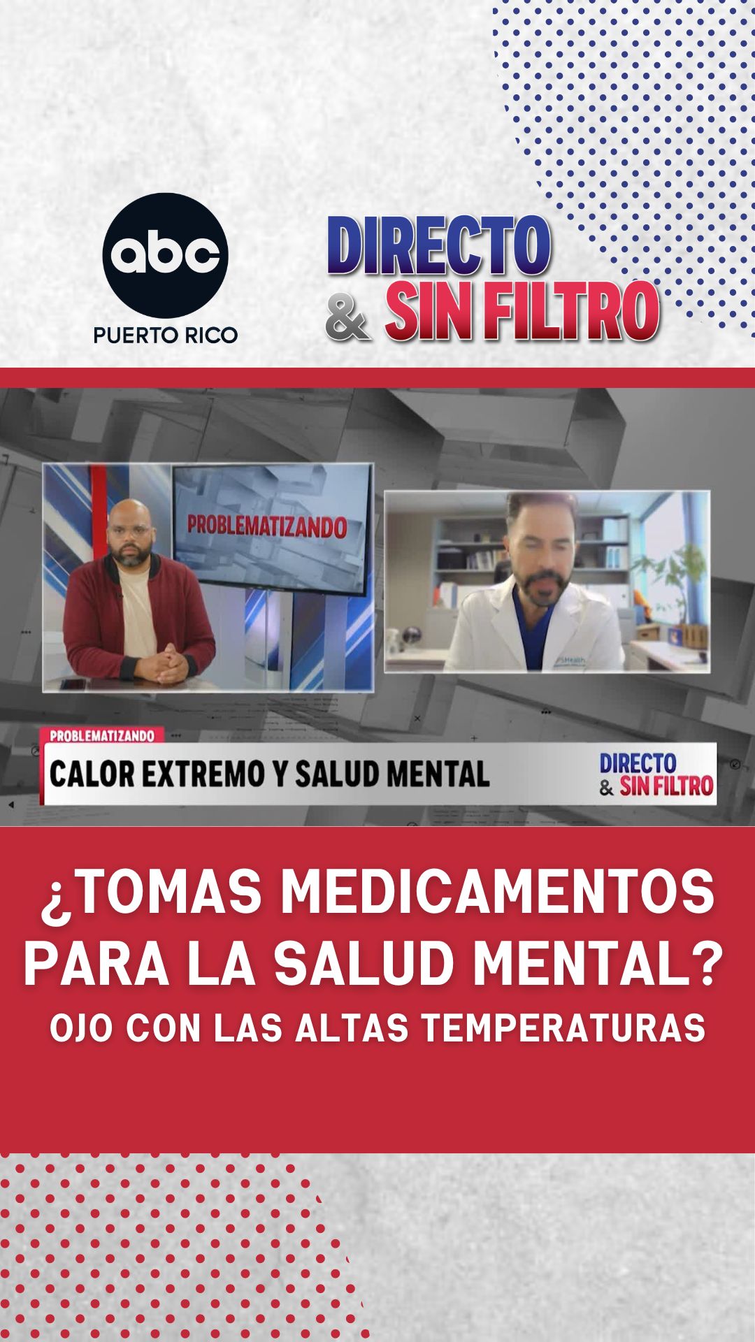 Psiquiatra advierte que algunos medicamentos de salud mental pueden aumentar el riesgo durante una ola de calor