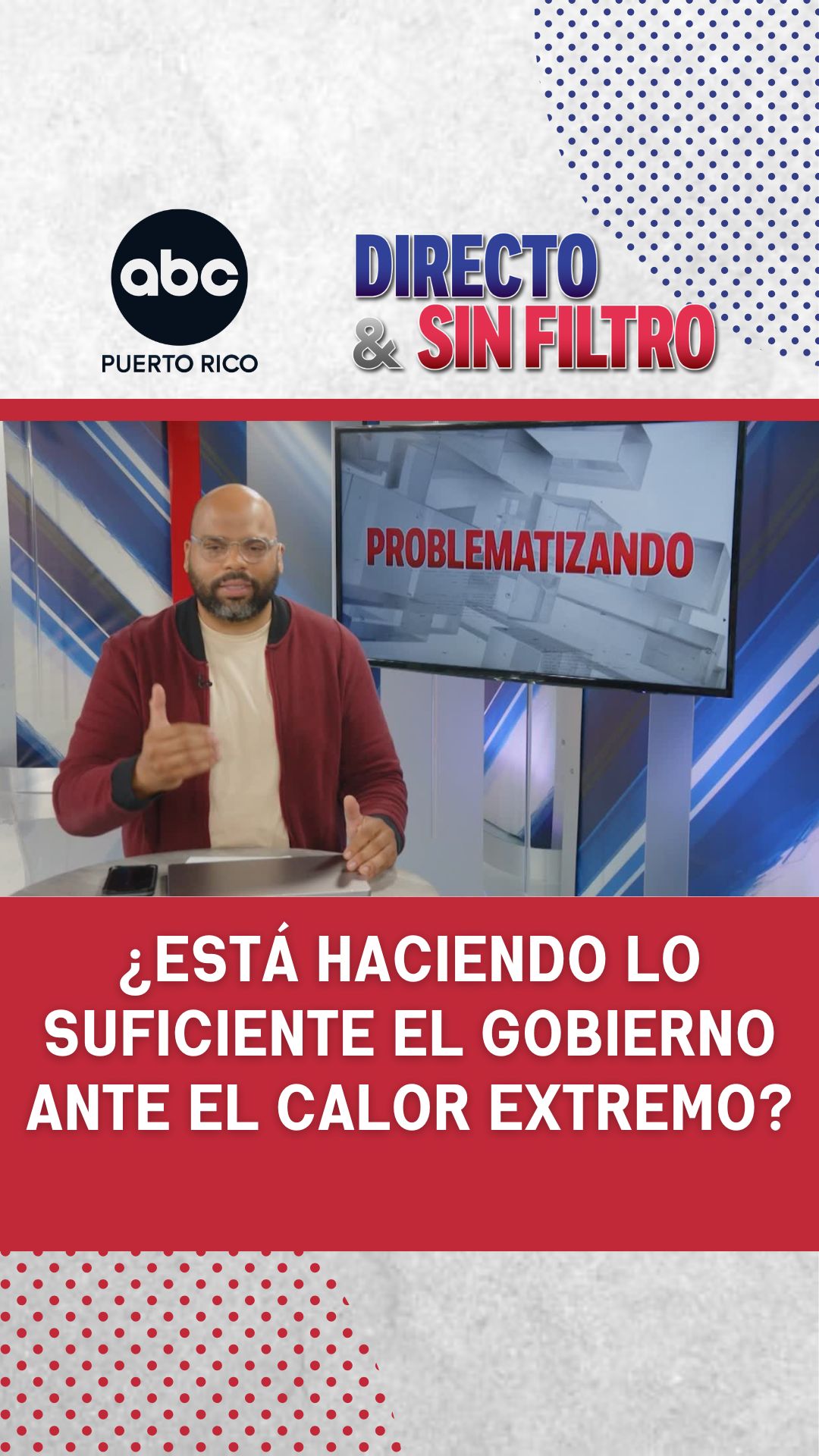 "Es momento de actuar": Jonathan Lebrón pide una política pública ante el calor extremo