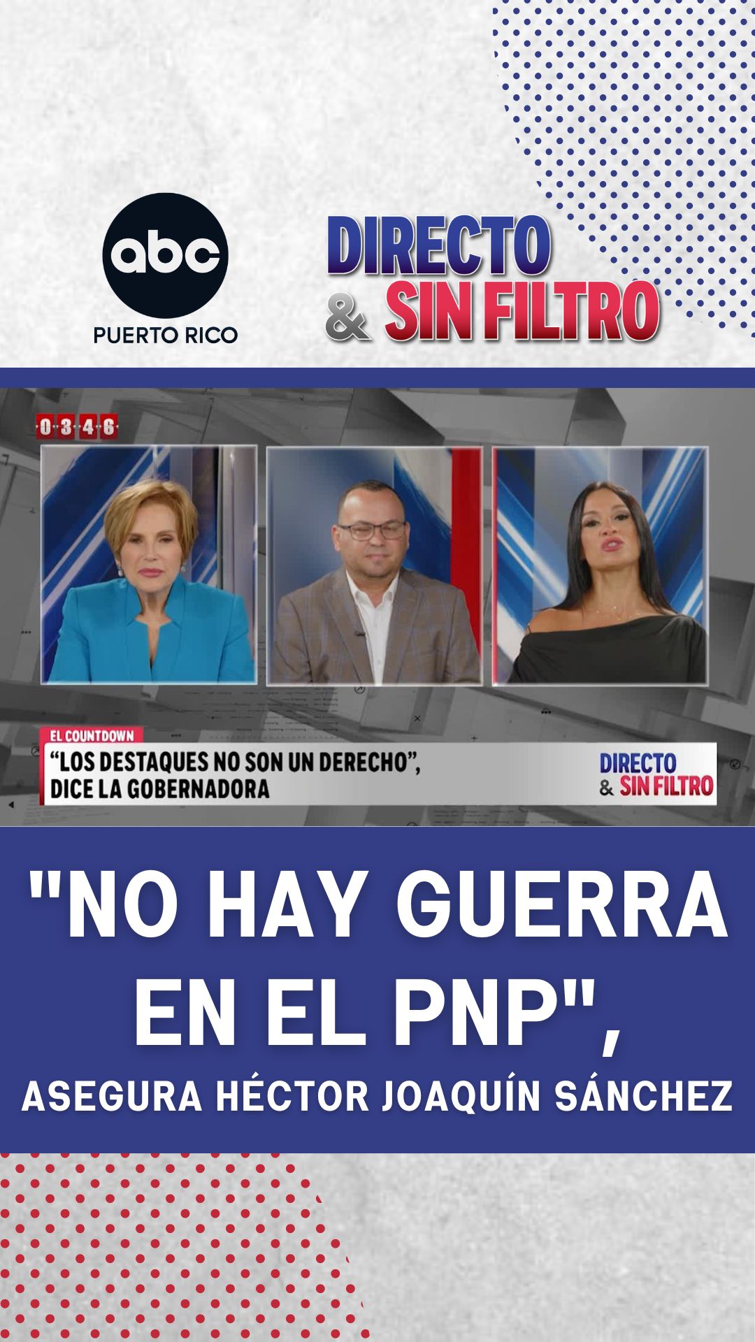 Héctor Joaquín Sánchez rechaza que exista una guerra dentro del PNP
