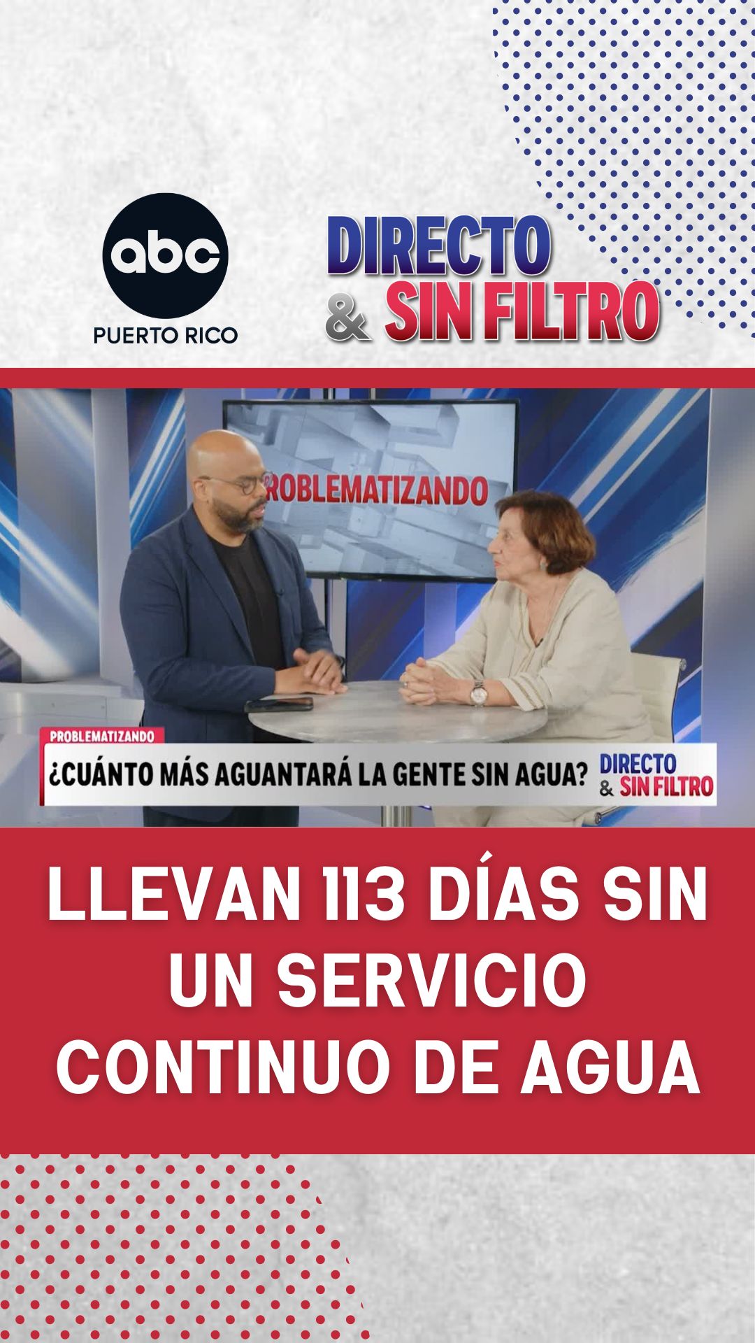 "Llevamos 113 días sin agua... pero la factura llega igual"
