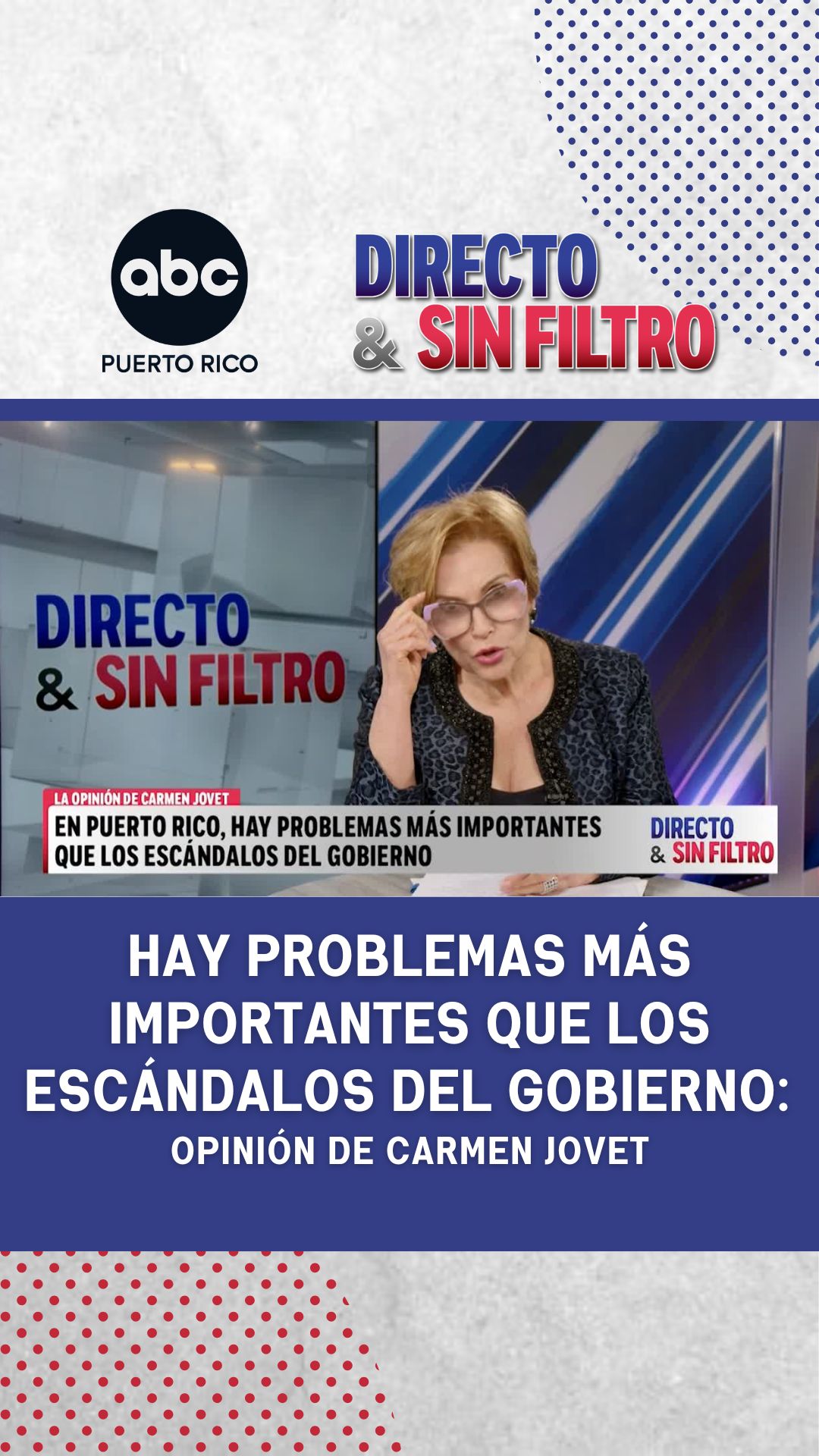 "La gente no perdona": Carmen Jovet advierte qué podría definir el futuro político de la gobernadora