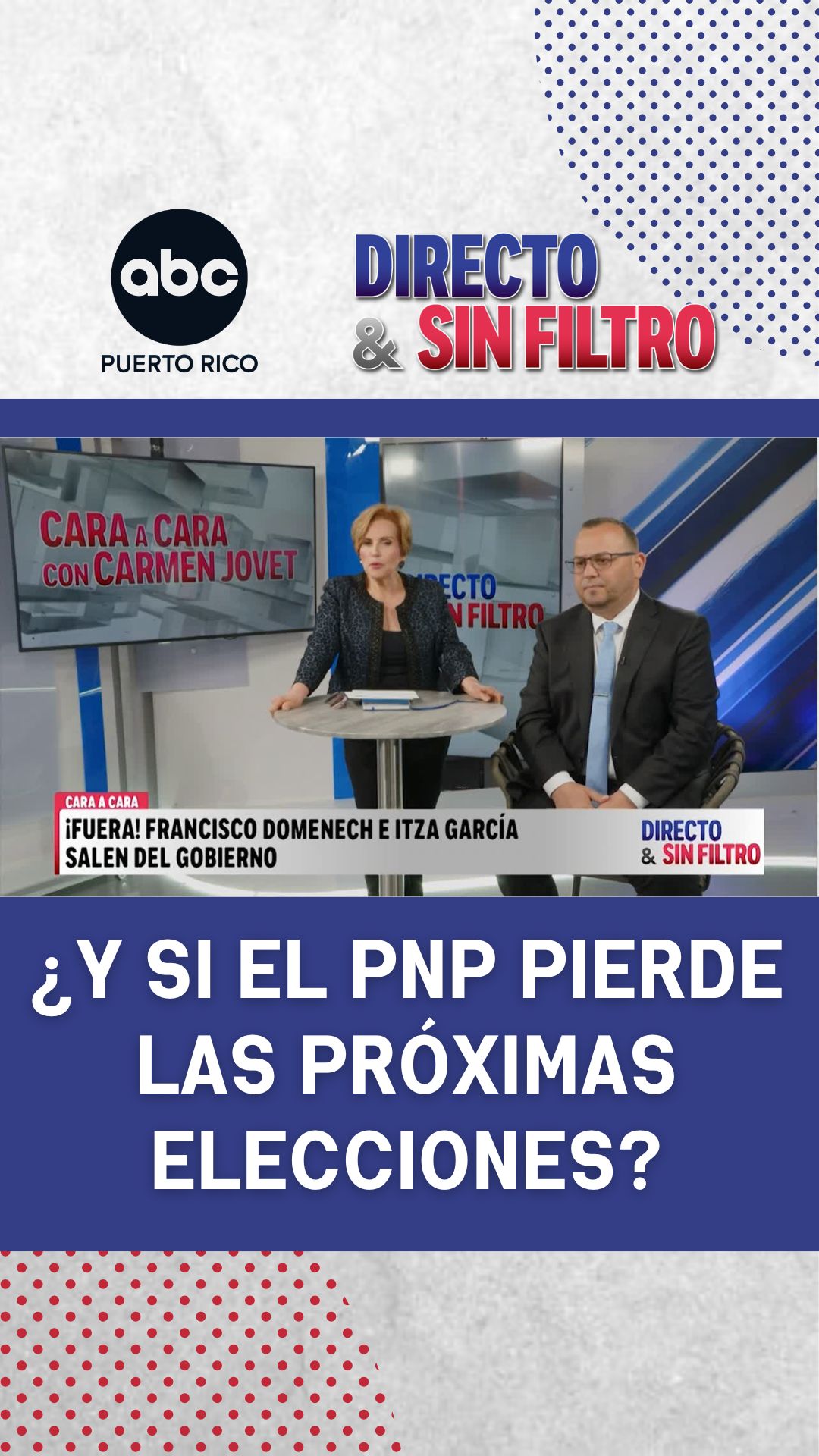 "El PNP no va a perder": Héctor Joaquín Sánchez responde qué pasaría si su partido pierde las elecciones