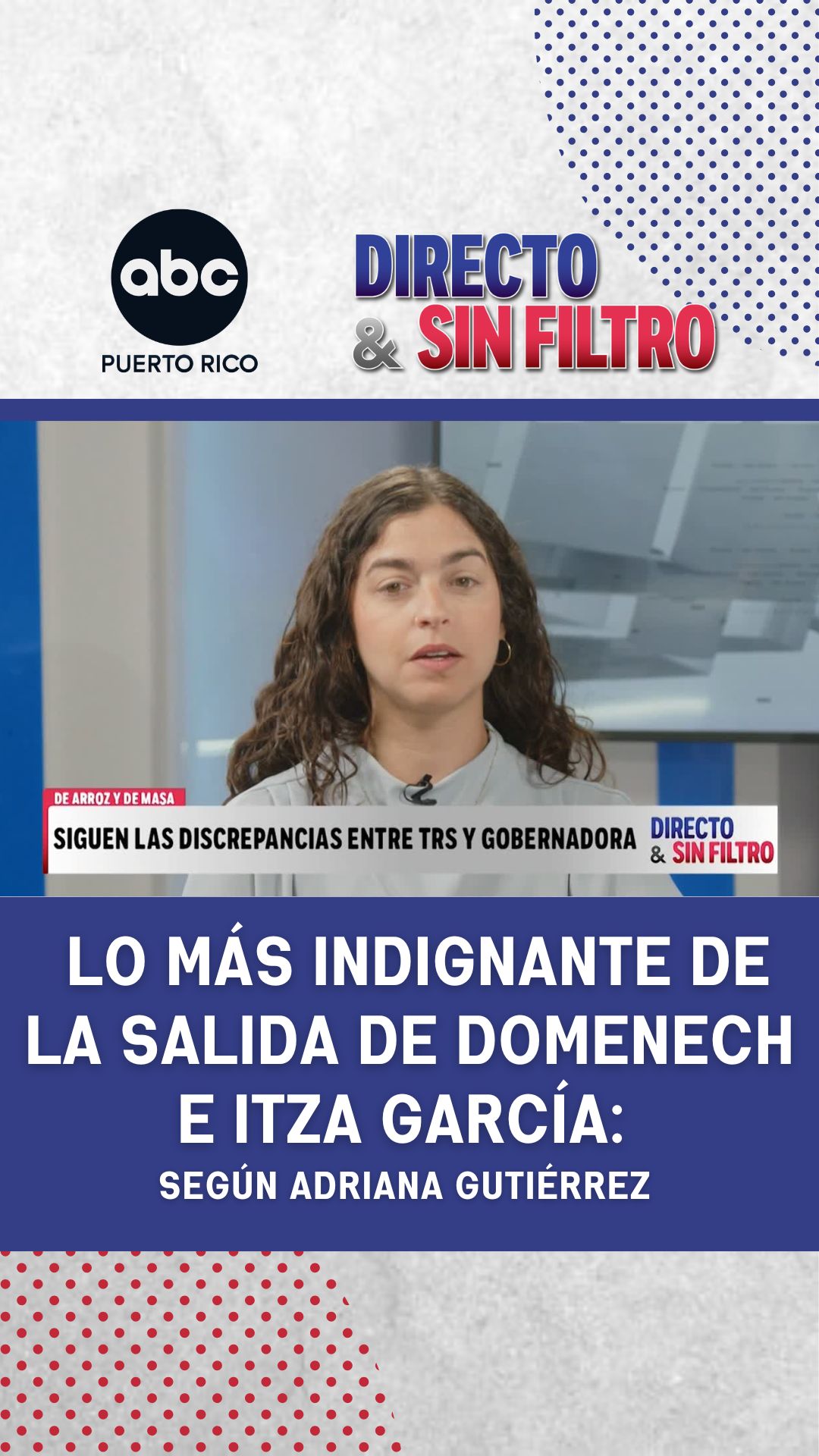 "Los despidieron con honores": Adriana Gutiérrez arremete contra la salida de Domenech e Itza García