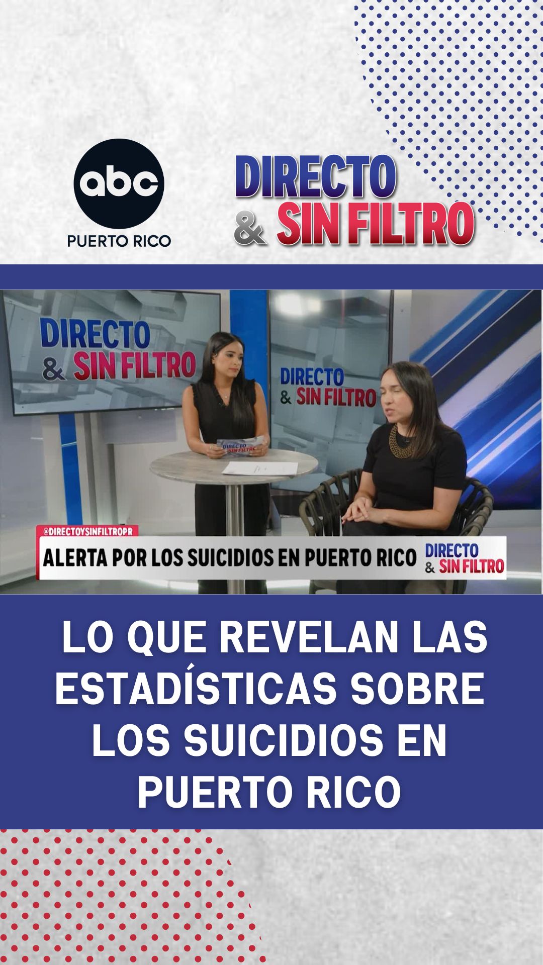 ¿Más suicidios en Puerto Rico? La directora de la Comisión rompe esa percepción con los datos