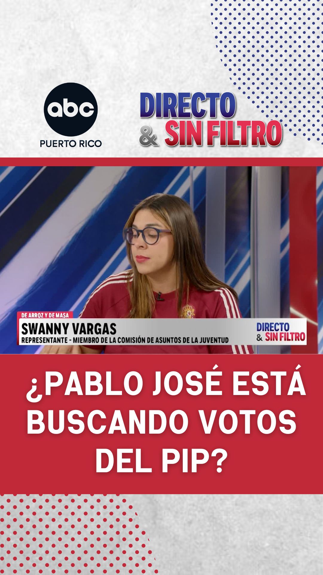 ¿Pablo José busca votos del PIP? Esta fue la respuesta de Swanny Vargas