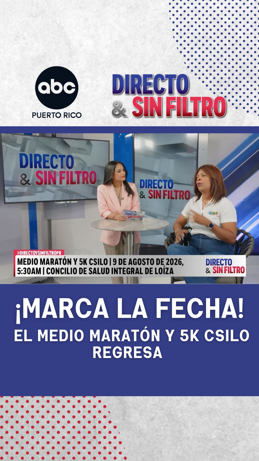 Maratón y 5K CSILO celebrará su décima edición en Loíza