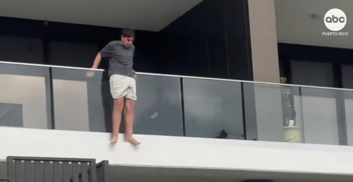 Niño arriesga su vida para rescatar a un perro atrapado en un balcón y el video emociona a miles