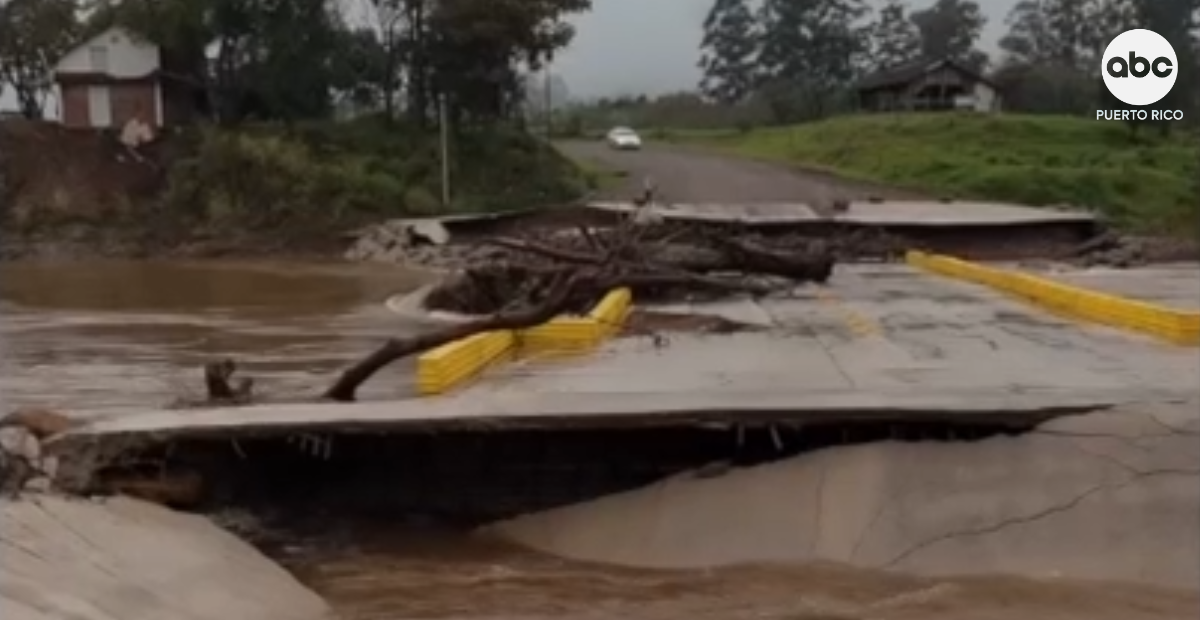 Puente colapsa por fuertes inundaciones en el sur de Brasil apenas cuatro meses después de su inauguración