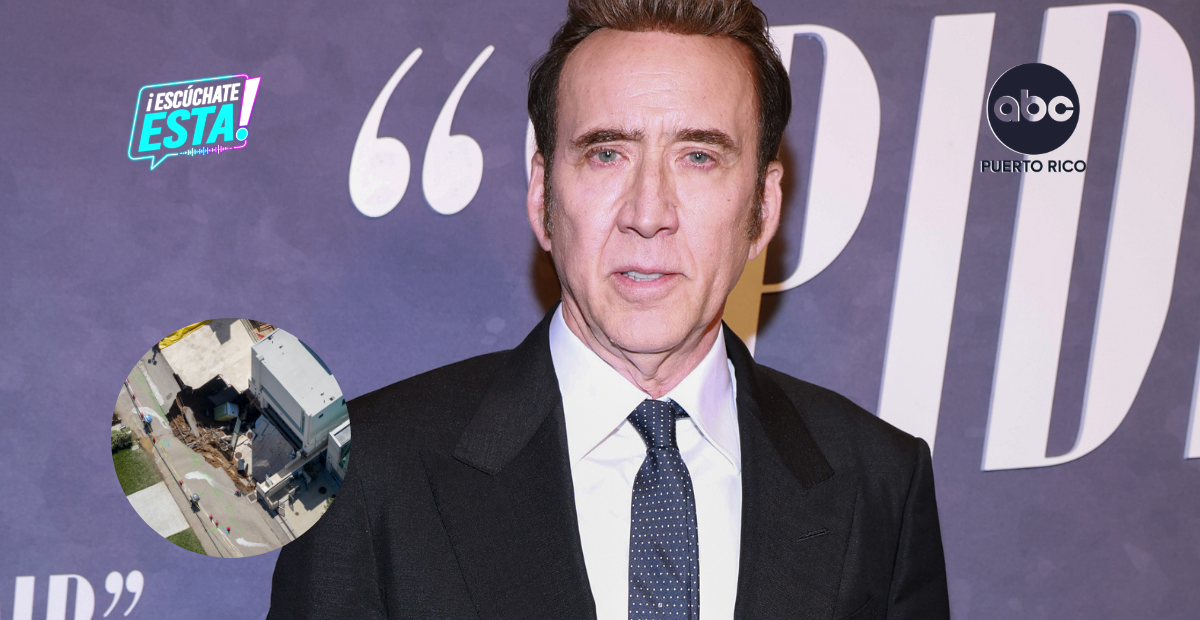 Socavón destruye entrada de la mansión de Nicolas Cage en Malibú