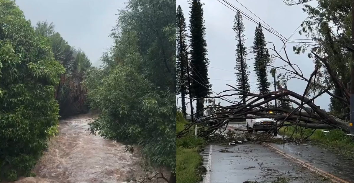 Huracán Lala deja daños y miles sin luz en Hawái