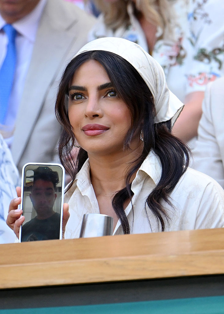 Priyanka Chopra hace videollamada a Nick Jonas durante semifinal de Wimbledon