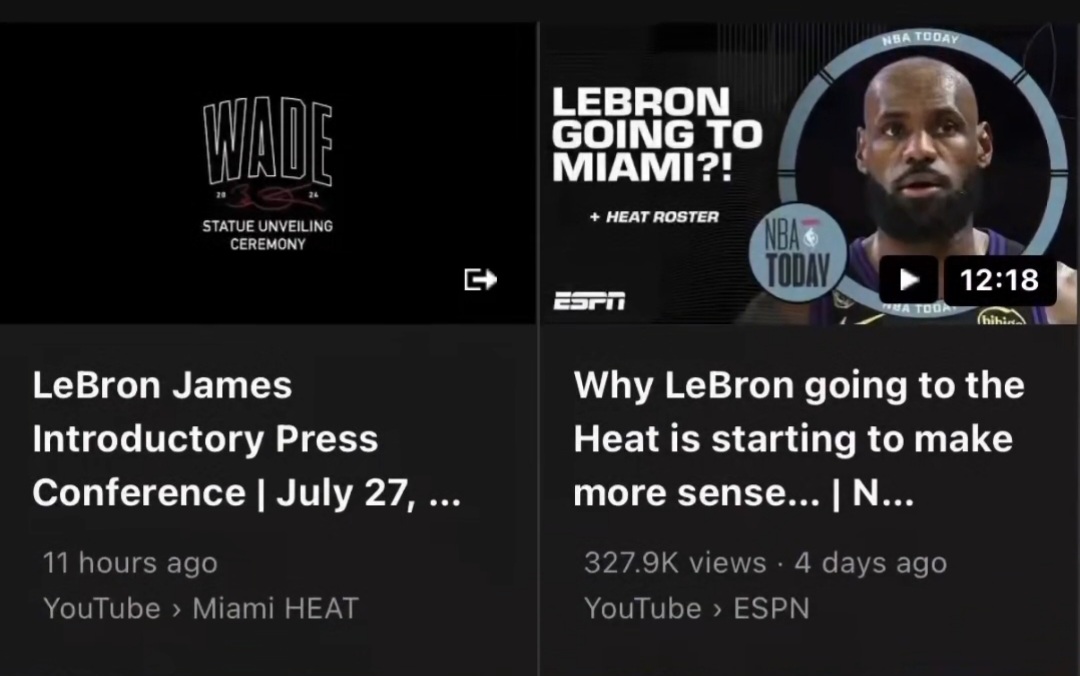 ¿Se les fue la mano? Heat "filtran" por accidente la posible llegada de LeBron y las redes explotaron
