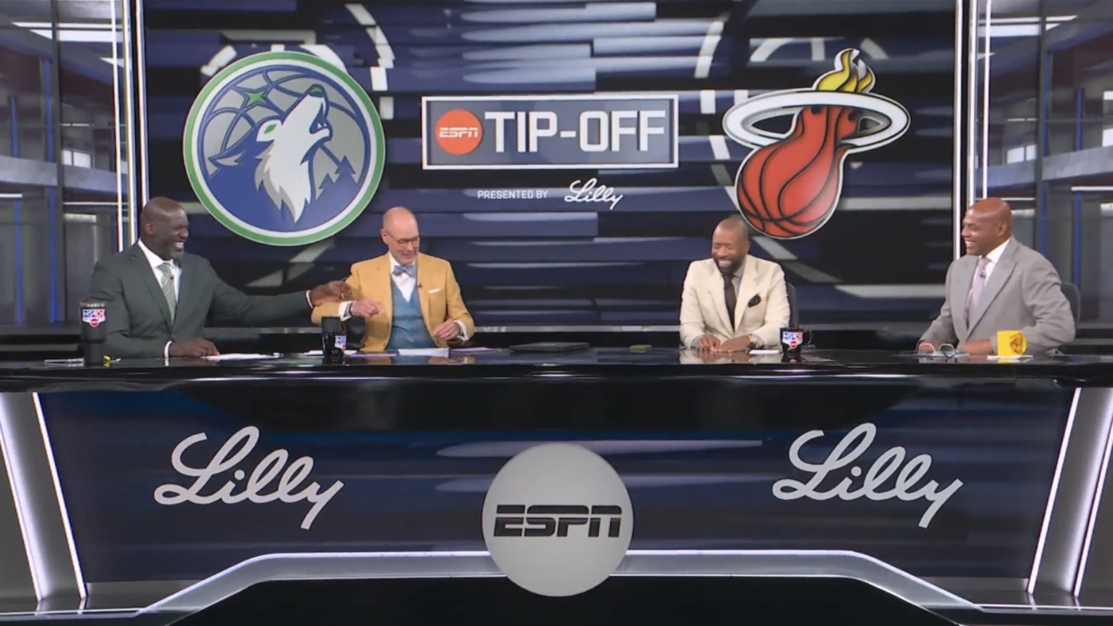 Charles Barkley reta a nombrar 3 jugadores del Heat y Shaq solo dice Tyler Herro
