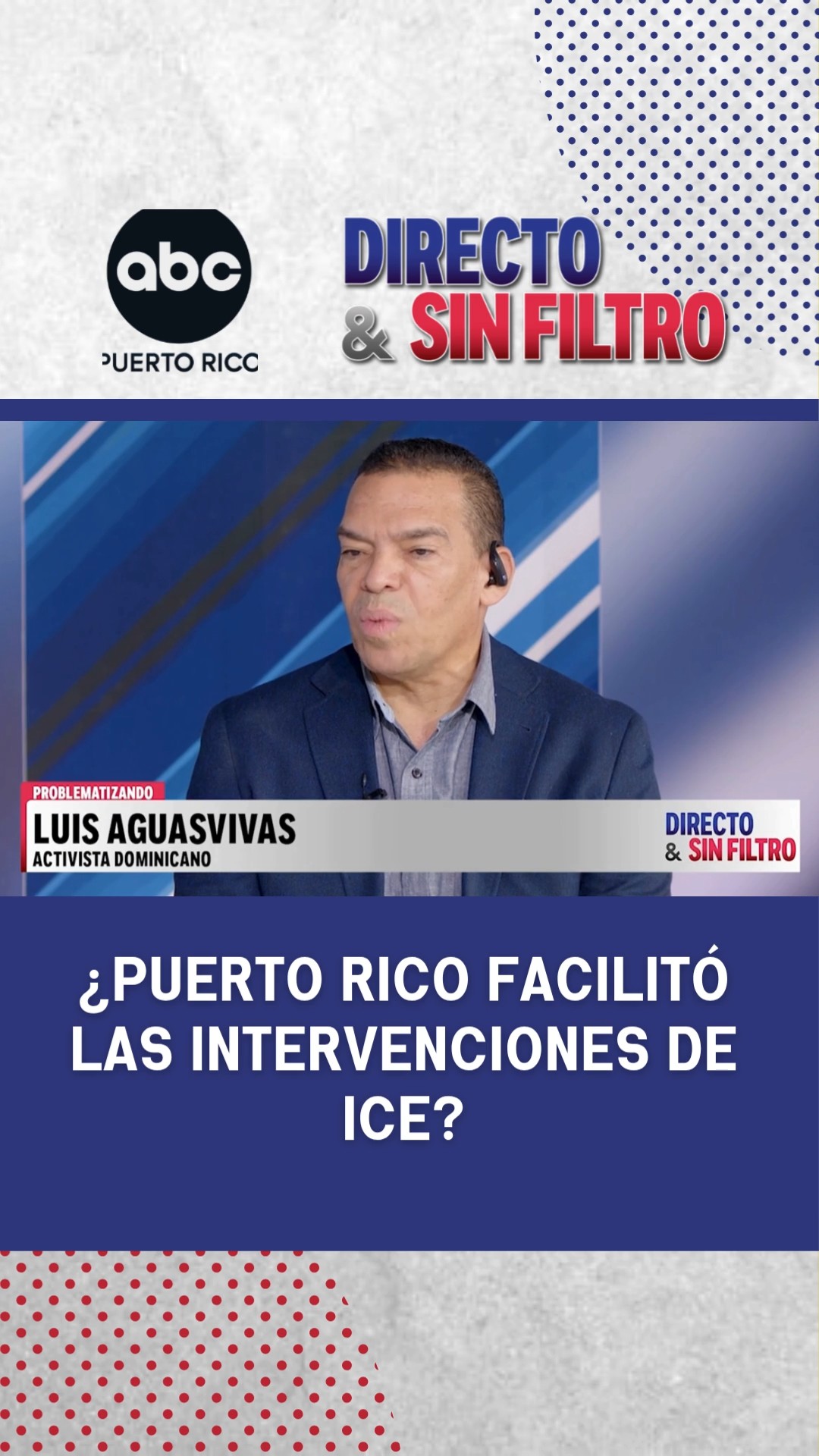 Luis Aguasvivas cuestiona entrega de datos de inmigrantes a autoridades federales