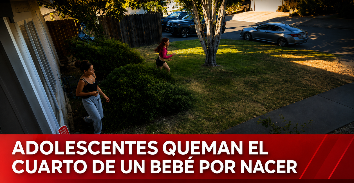 Iban a recibir a su bebé en días: un fuego artificial destruyó el cuarto que ya tenían listo