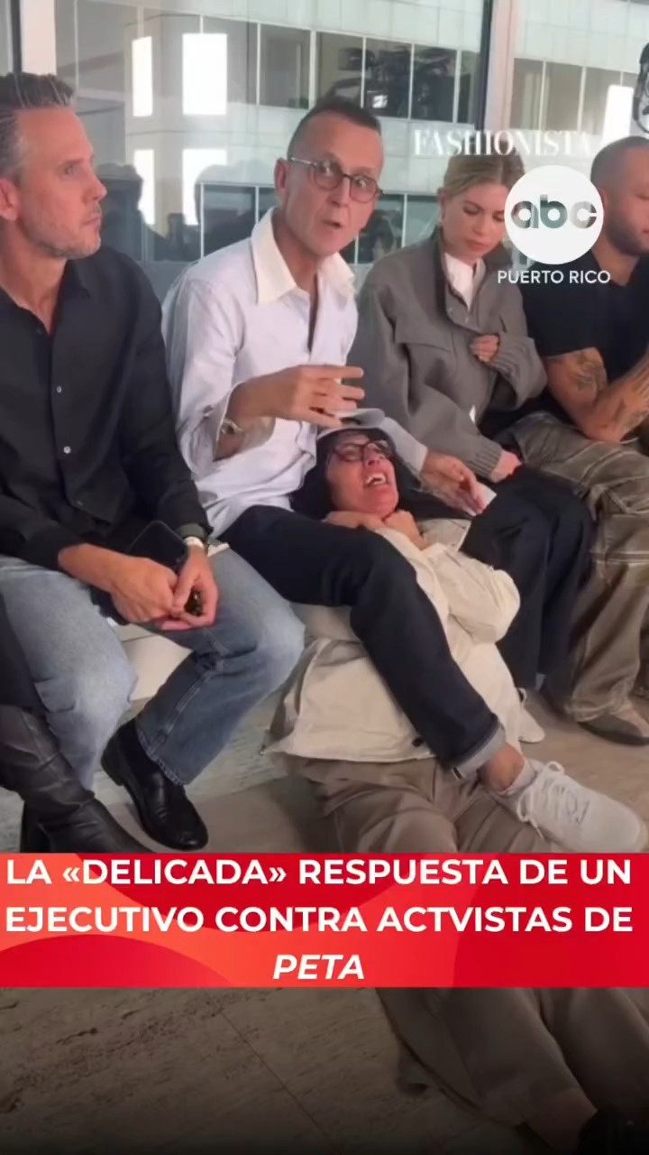 La «delicada» respuesta de un ejecutivo de moda a una protesta en plena pasarela