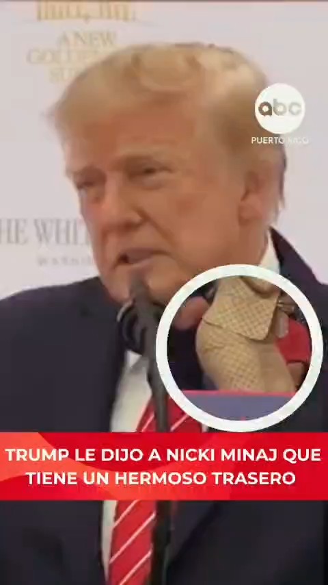 "That's hard to miss" Trump sobre el trasero de Nicky Minaj